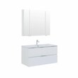 Комплект мебели Aquanet Алвита New 100, 2 ящика, белый матовый, 00274205