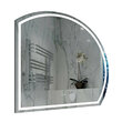 Зеркало для ванной AZARIO Lima D800 сенсорный выключатель угловое 700*700, AZ-Z-079ELM