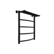 Полотенцесушитель лесенка INDIGO Arc ЭКО 60/50 черный муар LAW60-50PBR ЭКО