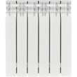 Биметаллический радиатор STOUT TITAN 500 6 секций боковое подключение (белый RAL 9016) SRB-3310-050006