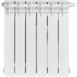 Биметаллический радиатор STOUT TITAN VENTIL 500 6 секций нижнее правое подключение (белый RAL 9016) SRB-3320-050006