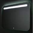 Зеркало для ванной AGAVA Vesta LED 915х685 c часами ЗЛП108
