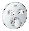 Смеситель для душа GROHE GROHTHERM SmartControl на 2 выхода, с термостатом, хром, 29119000